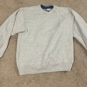 Grey Crewneck With Pockets